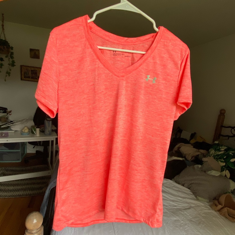 Under Armour Neon Pink Workout Top
